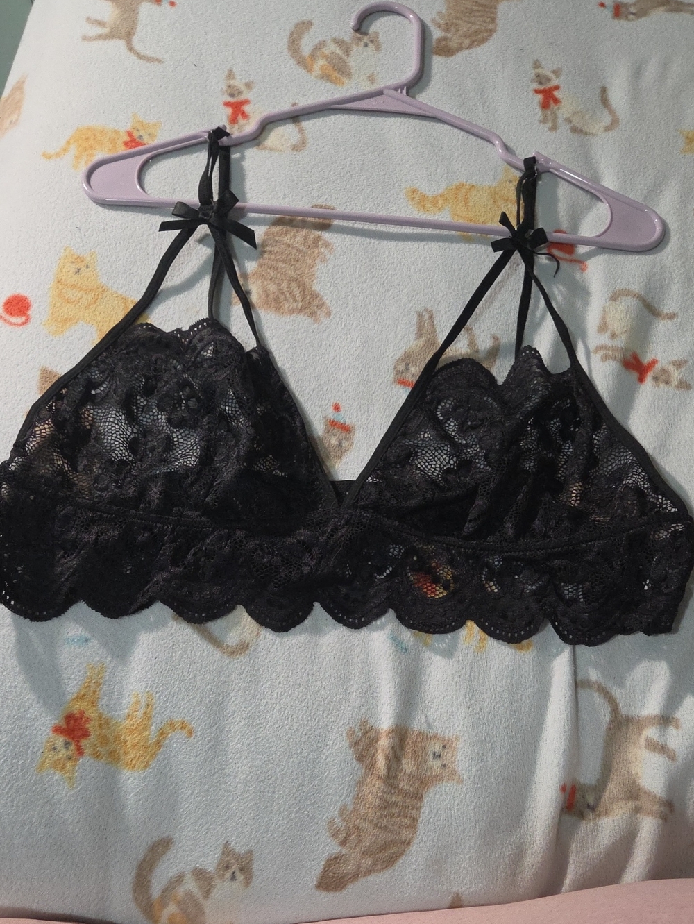Black Lace Bralette 3X (Fits Like 2X)